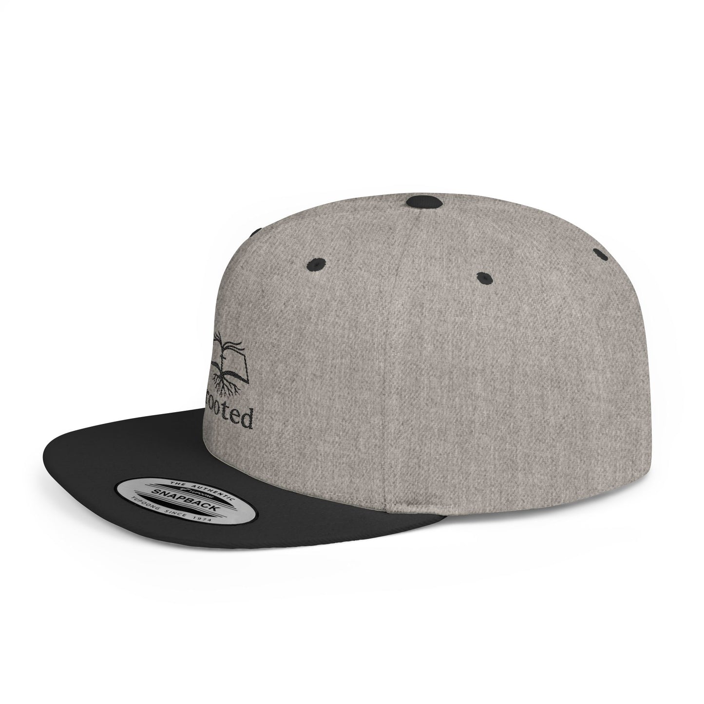 Rooted Flat Bill Snapback