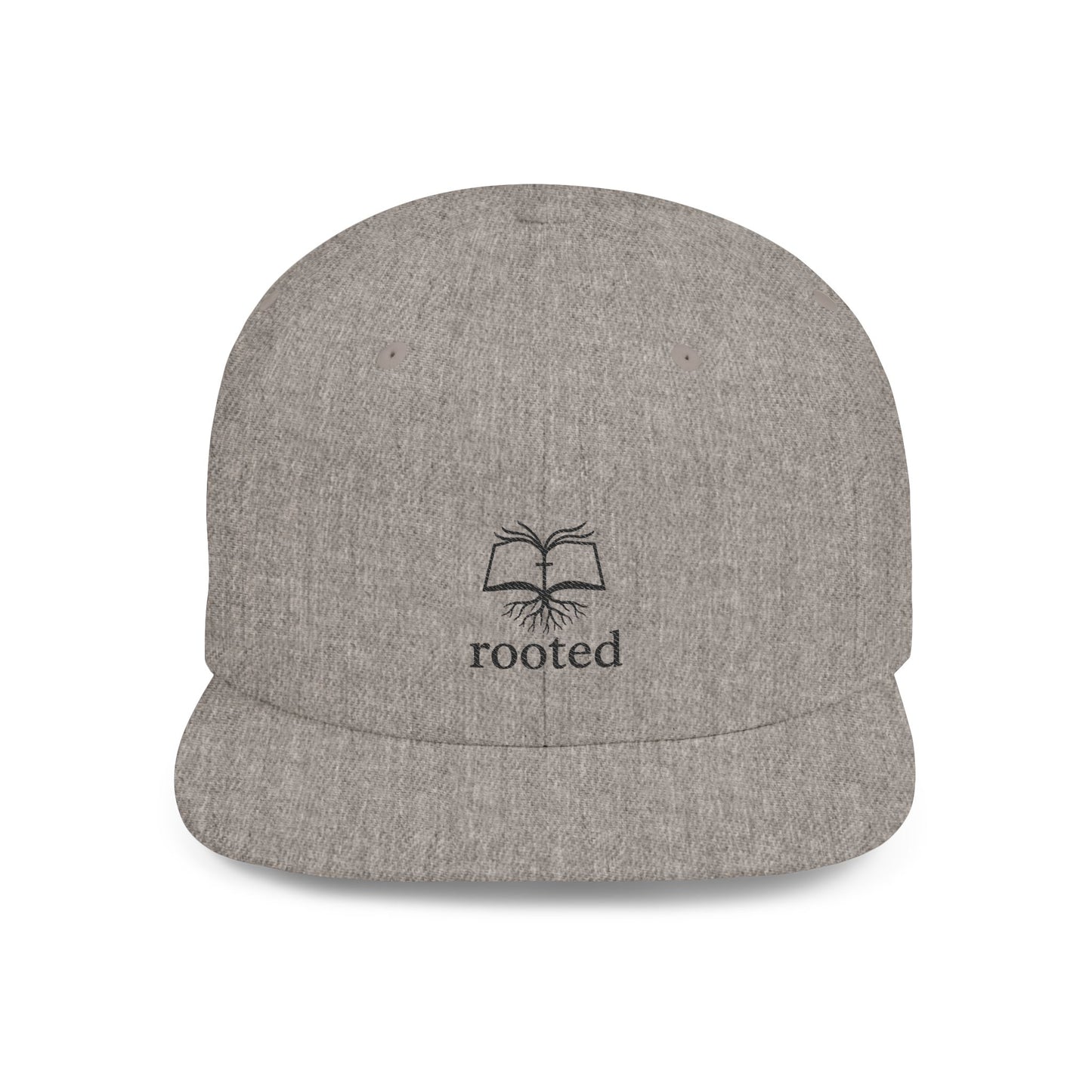Rooted Flat Bill Snapback