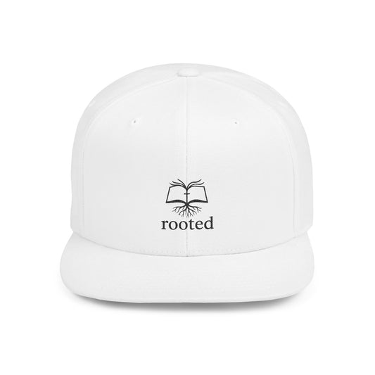 Rooted Flat Bill Snapback