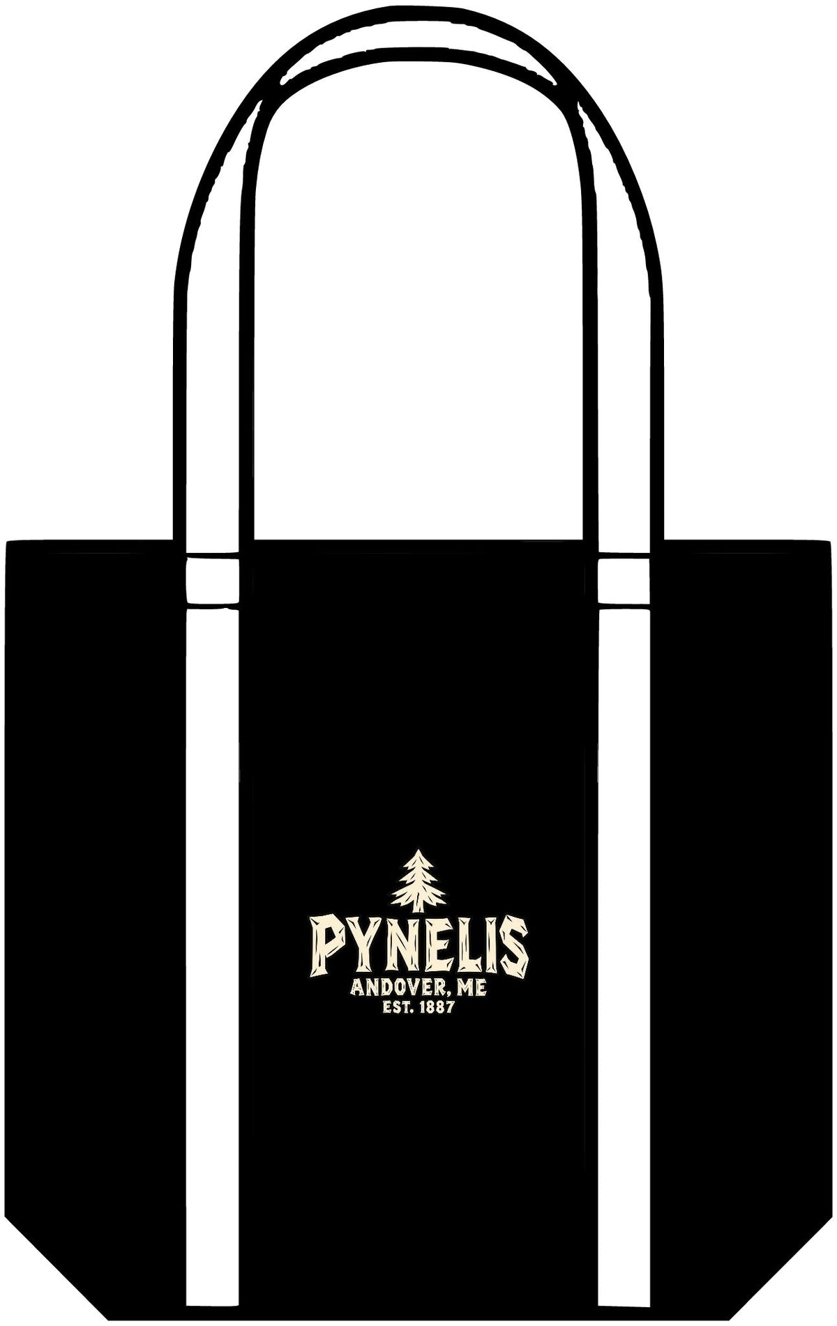 Pynelis Cabin Logo Two-Tone Tote Bag