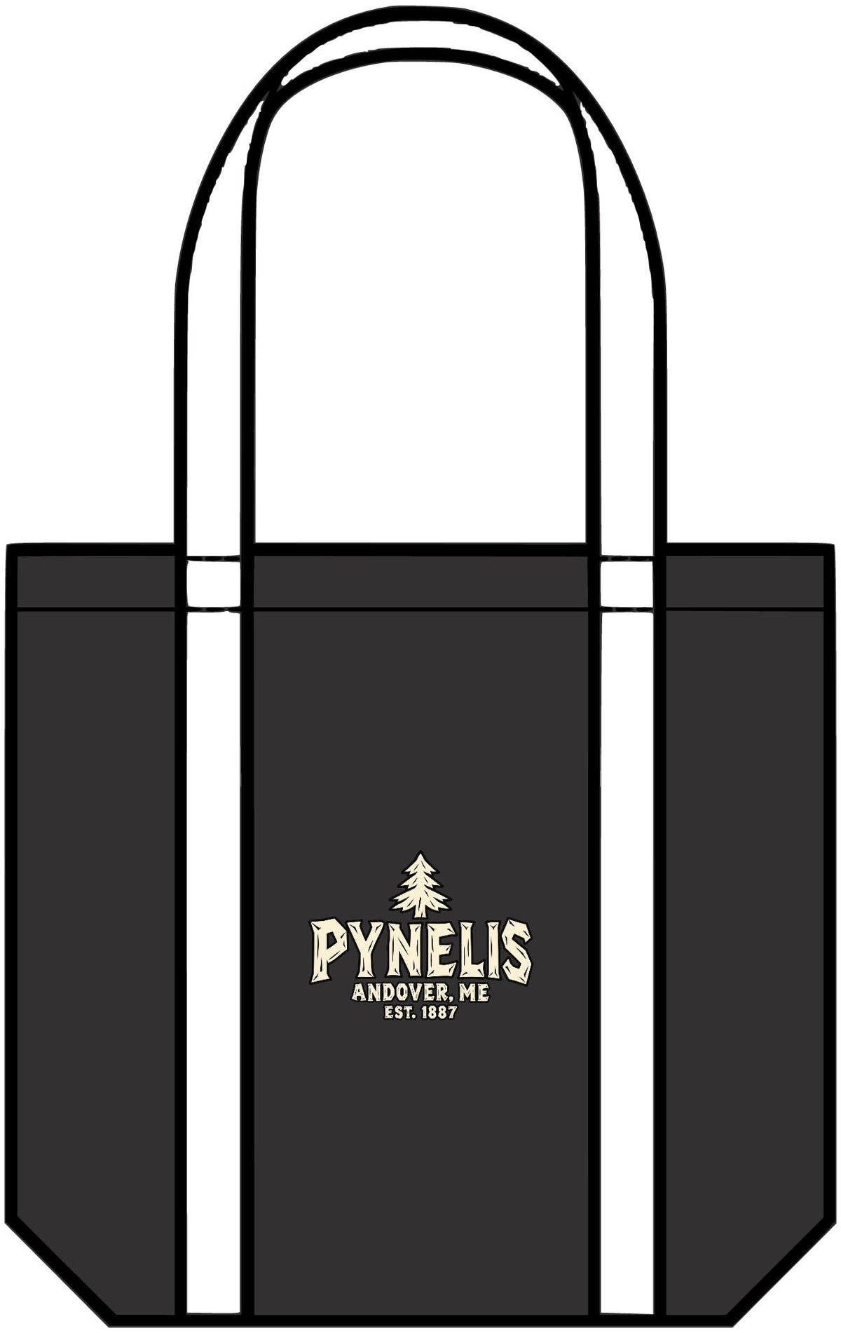 Pynelis Cabin Logo Two-Tone Tote Bag