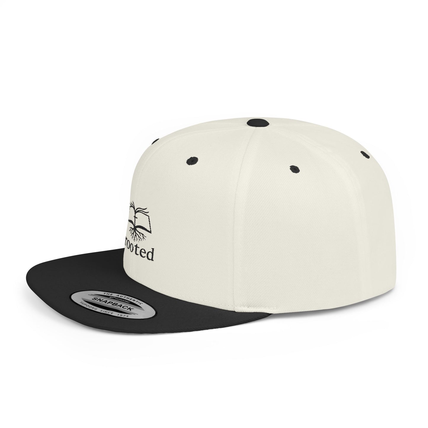 Rooted Flat Bill Snapback