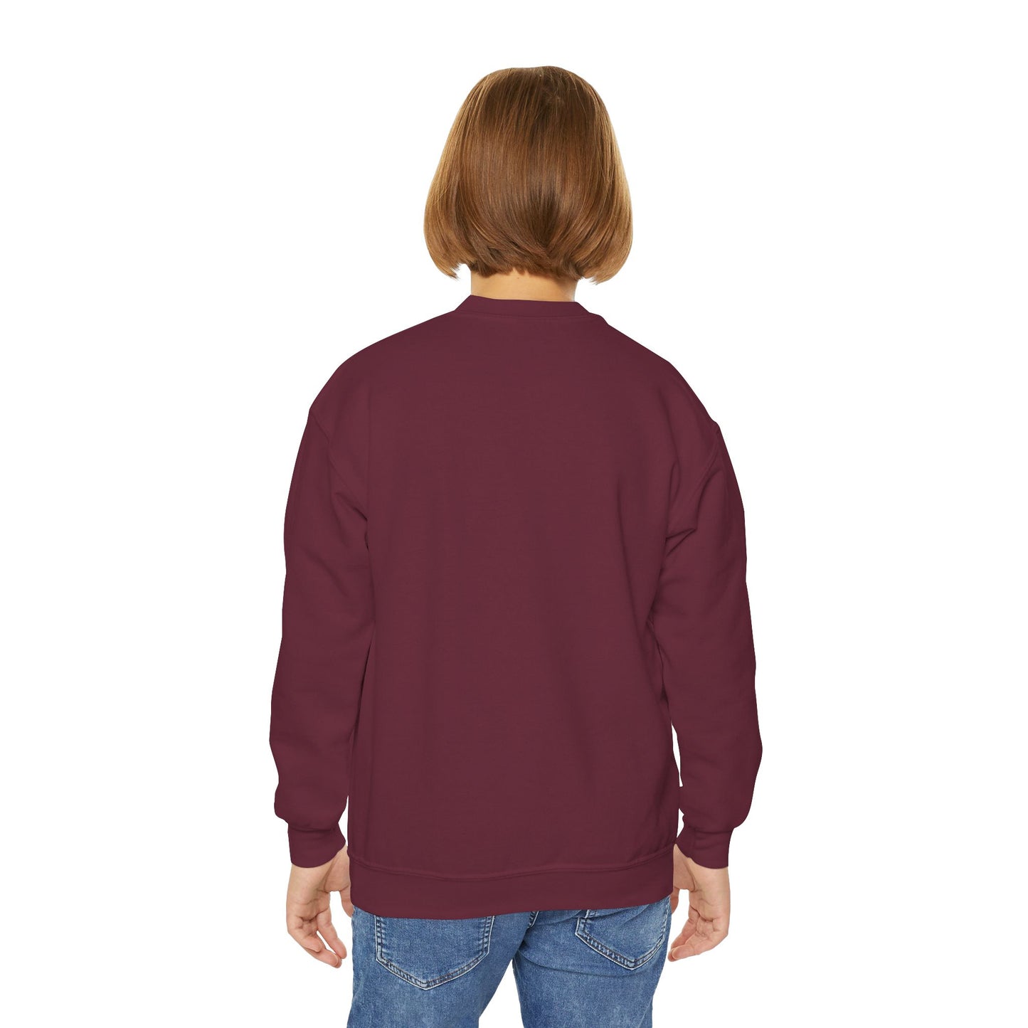 Rooted Youth Crewneck Sweatshirt – Soft Pastel Inspirational Kids Pullover
