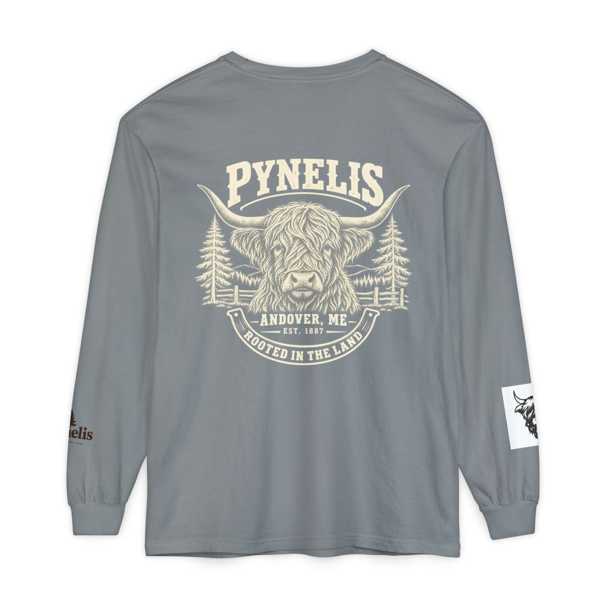Highland Cow Graphic Long Sleeve Tee
