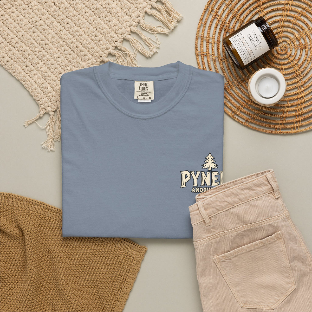 Bear Graphic T-Shirt — Pynelis Forest Vintage Logo