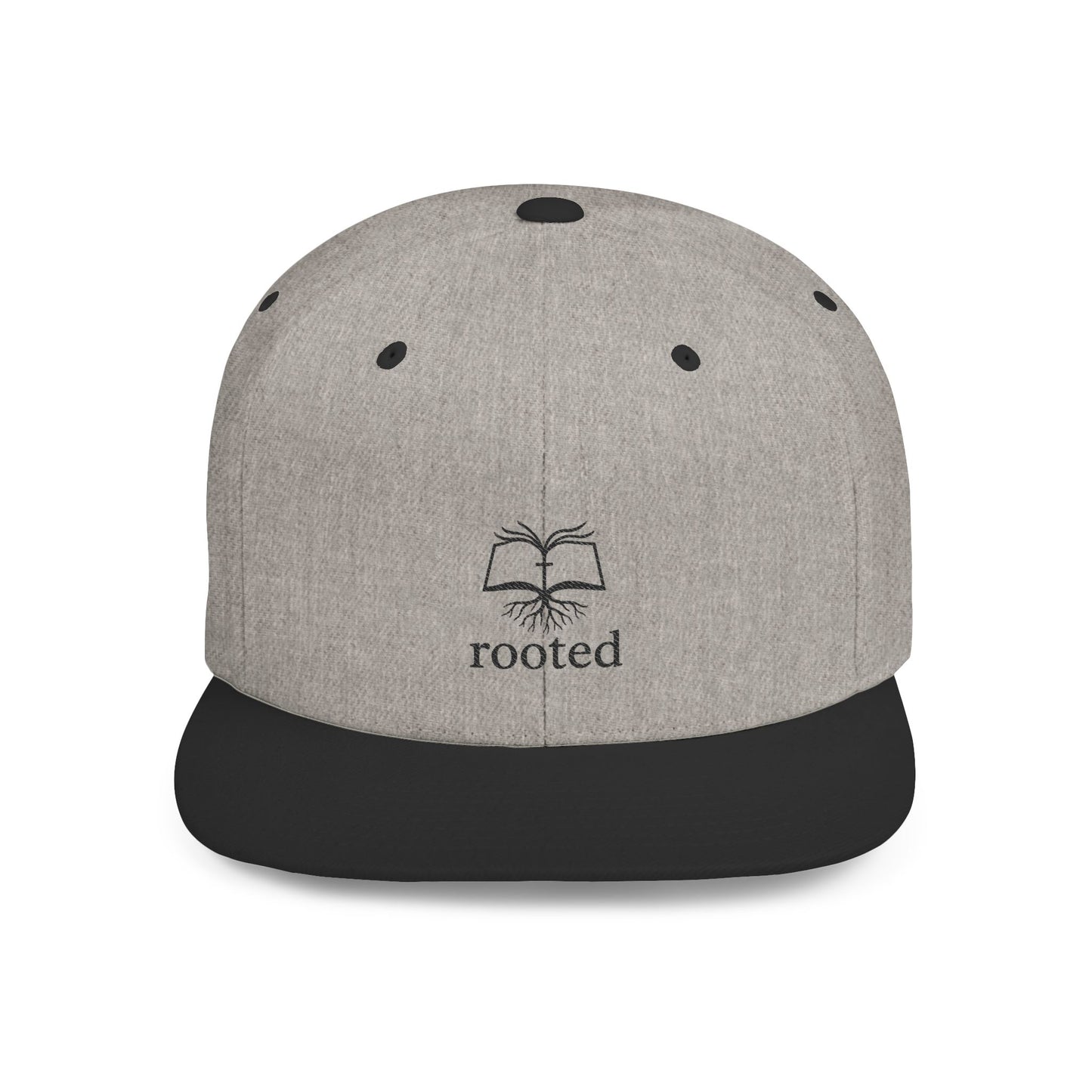 Rooted Flat Bill Snapback