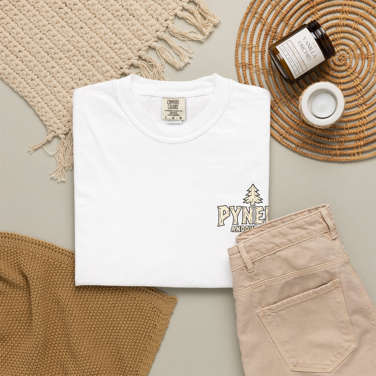 Bear Graphic T-Shirt — Pynelis Forest Vintage Logo