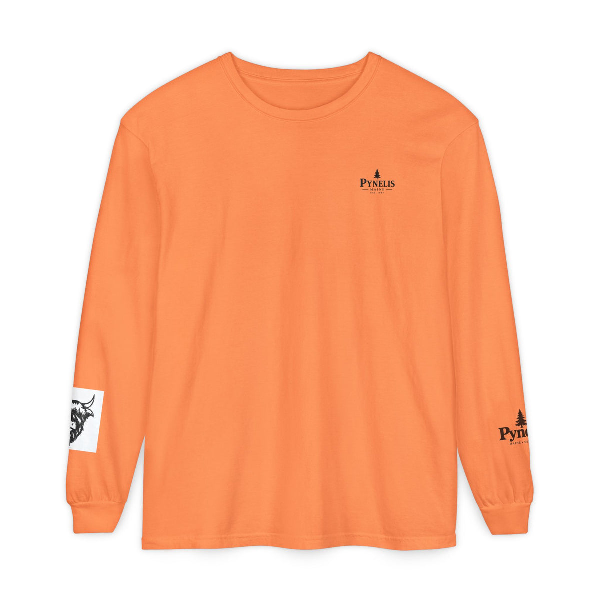 Highland Cow Graphic Long Sleeve Tee
