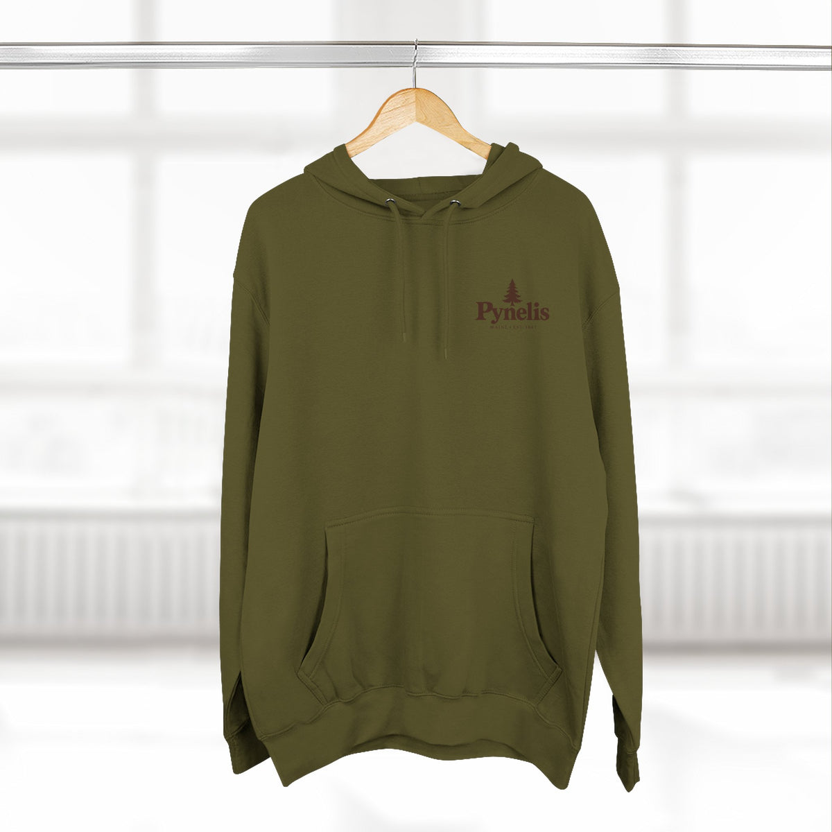 Hoodie — "In The Pines" Scenic River Woodland Hoodie (Andover, ME)