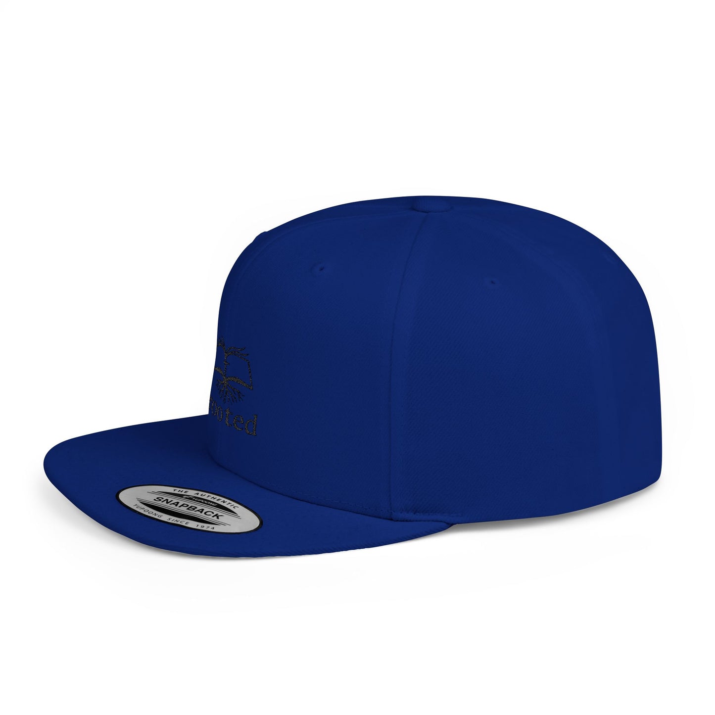 Rooted Flat Bill Snapback