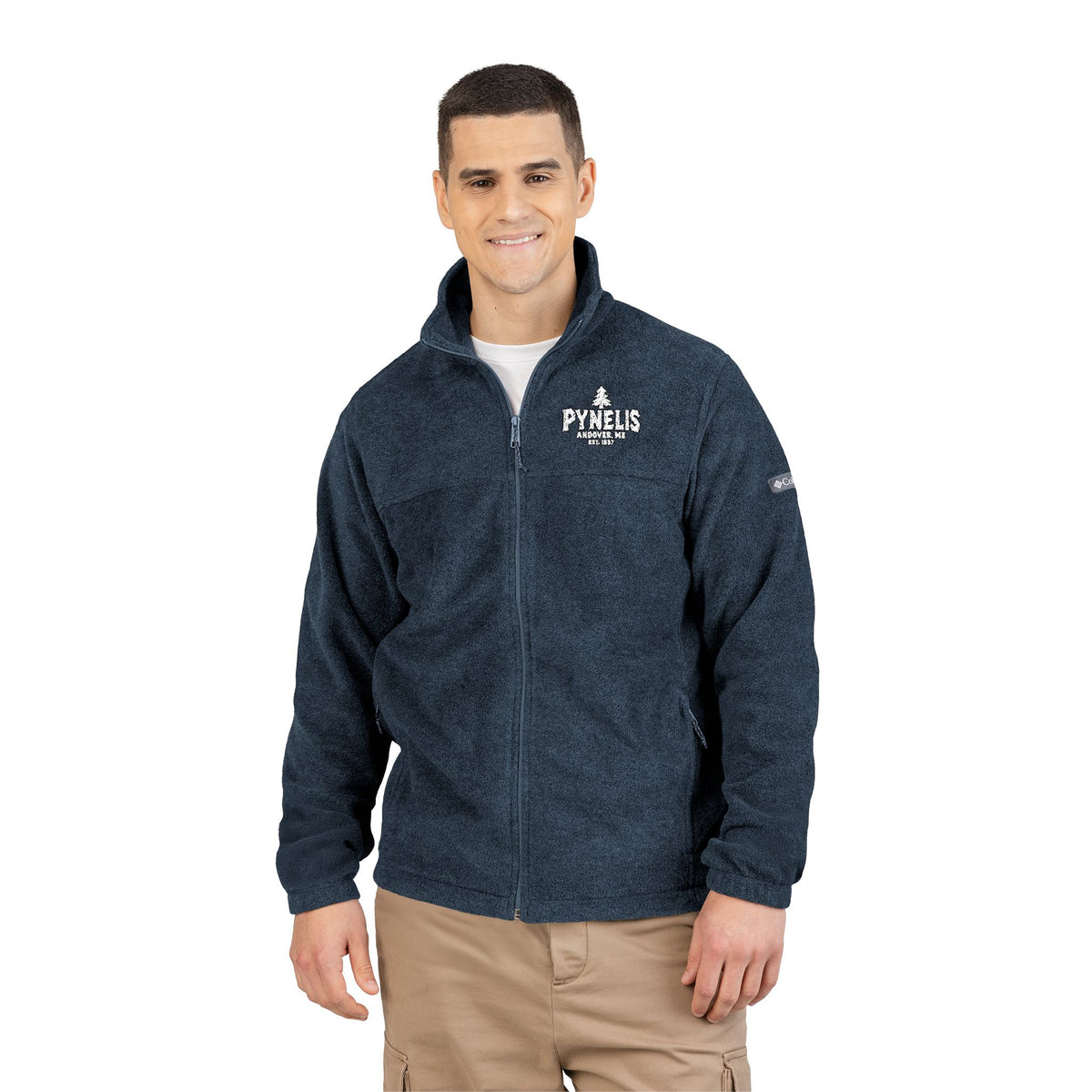 Embroidered Pynelis Fleece Jacket — Columbia Zip-Up Jacket