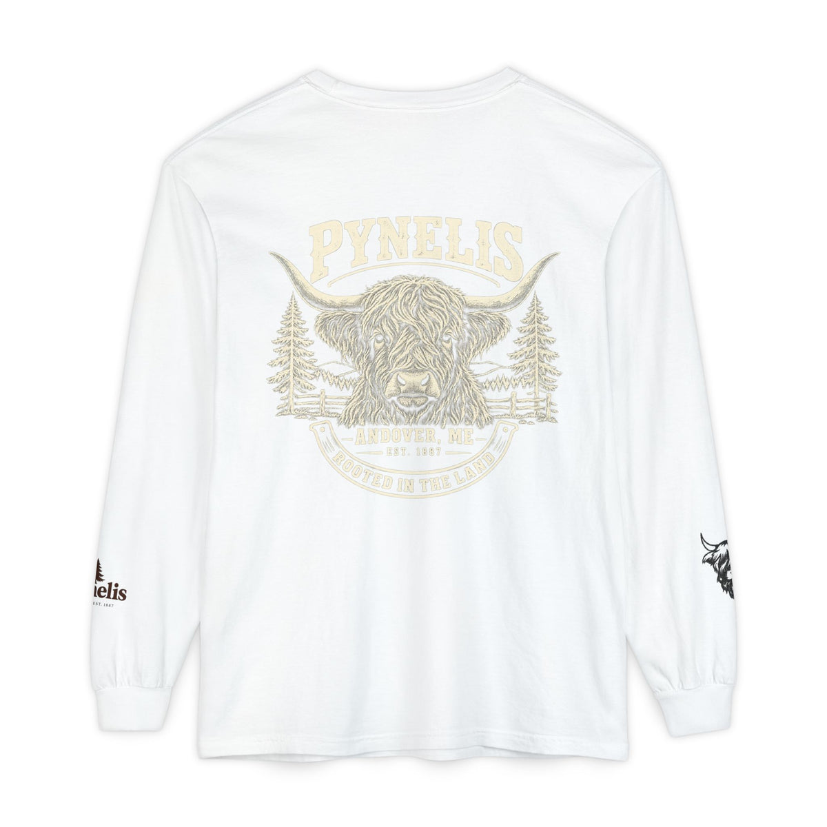 Highland Cow Graphic Long Sleeve Tee