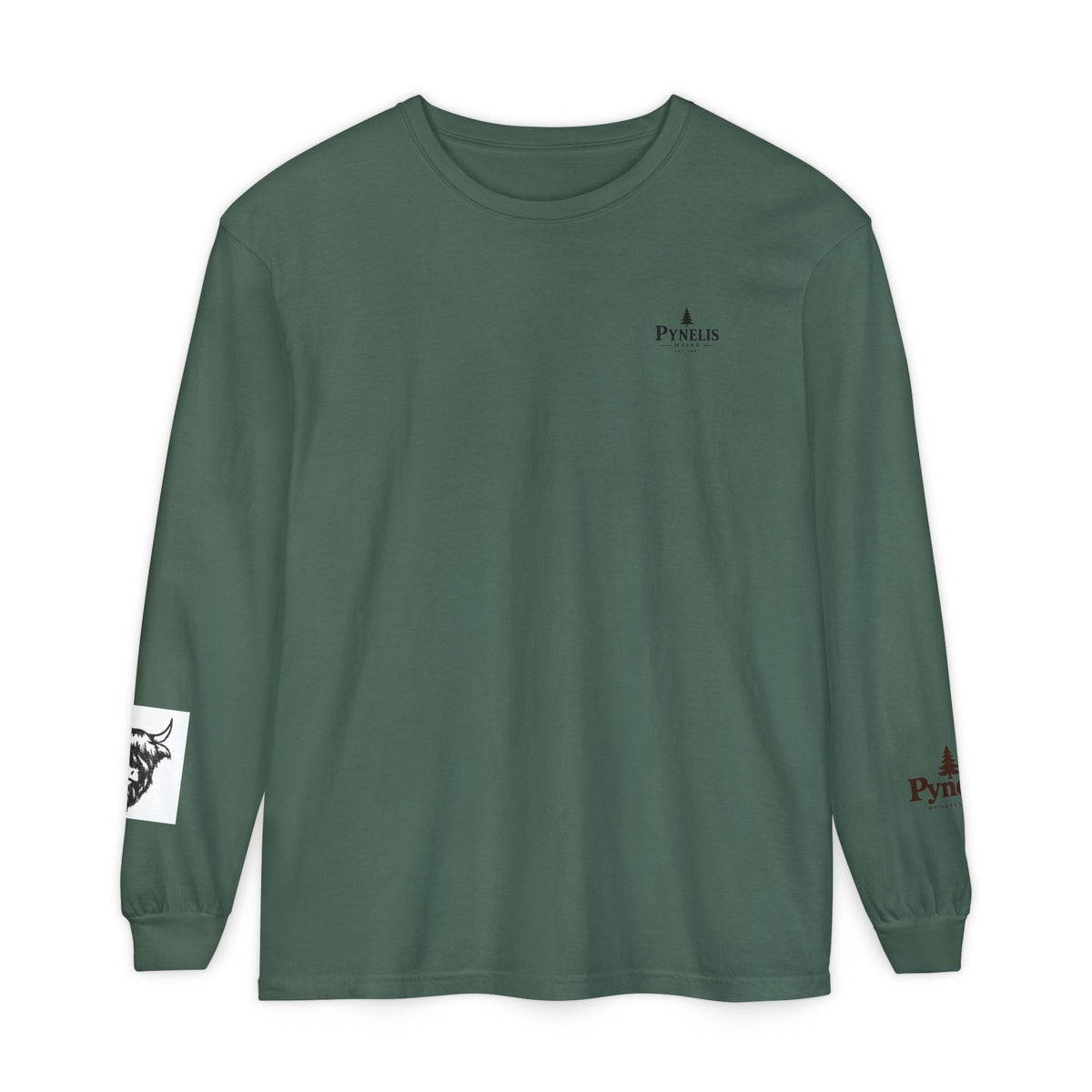 Highland Cow Graphic Long Sleeve Tee
