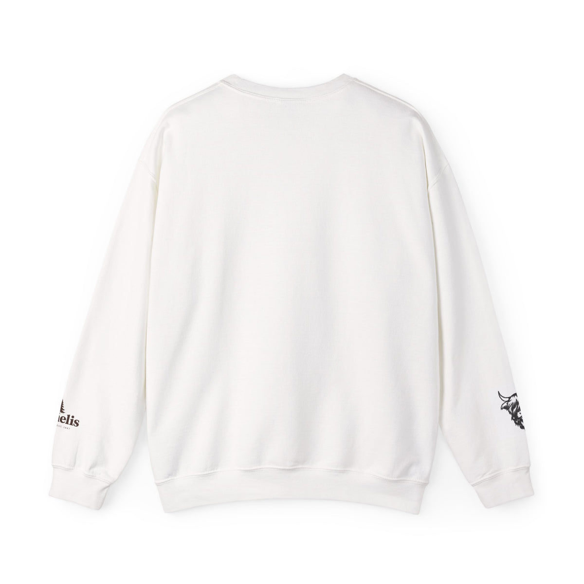 In The Pines Andover, ME Crewneck Sweatshirt — Scenic River Pine Forest Sweatshirt