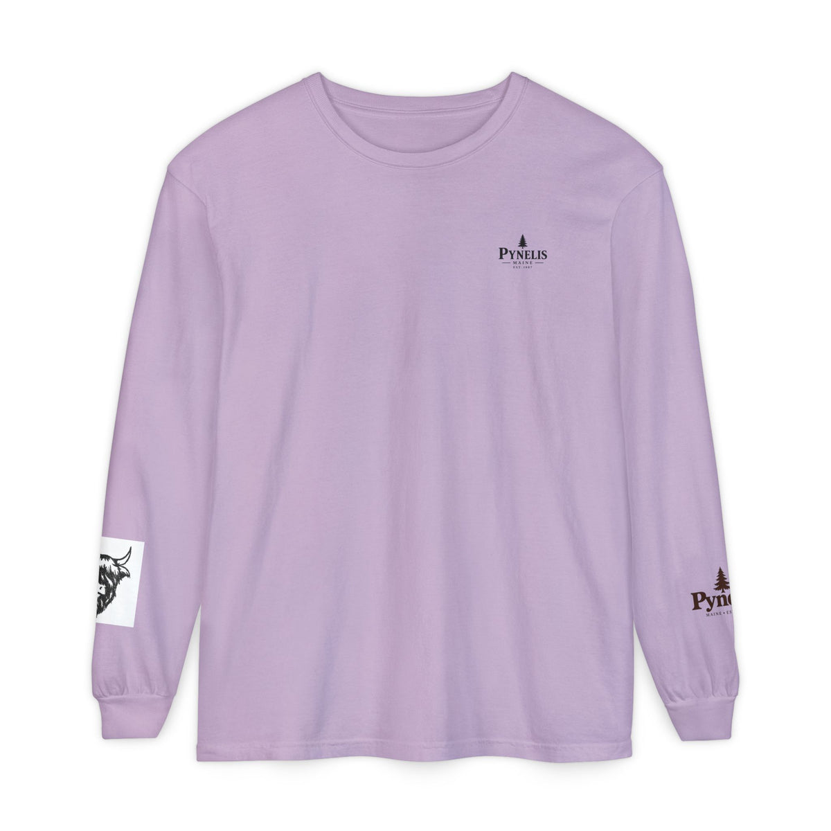 Highland Cow Graphic Long Sleeve Tee