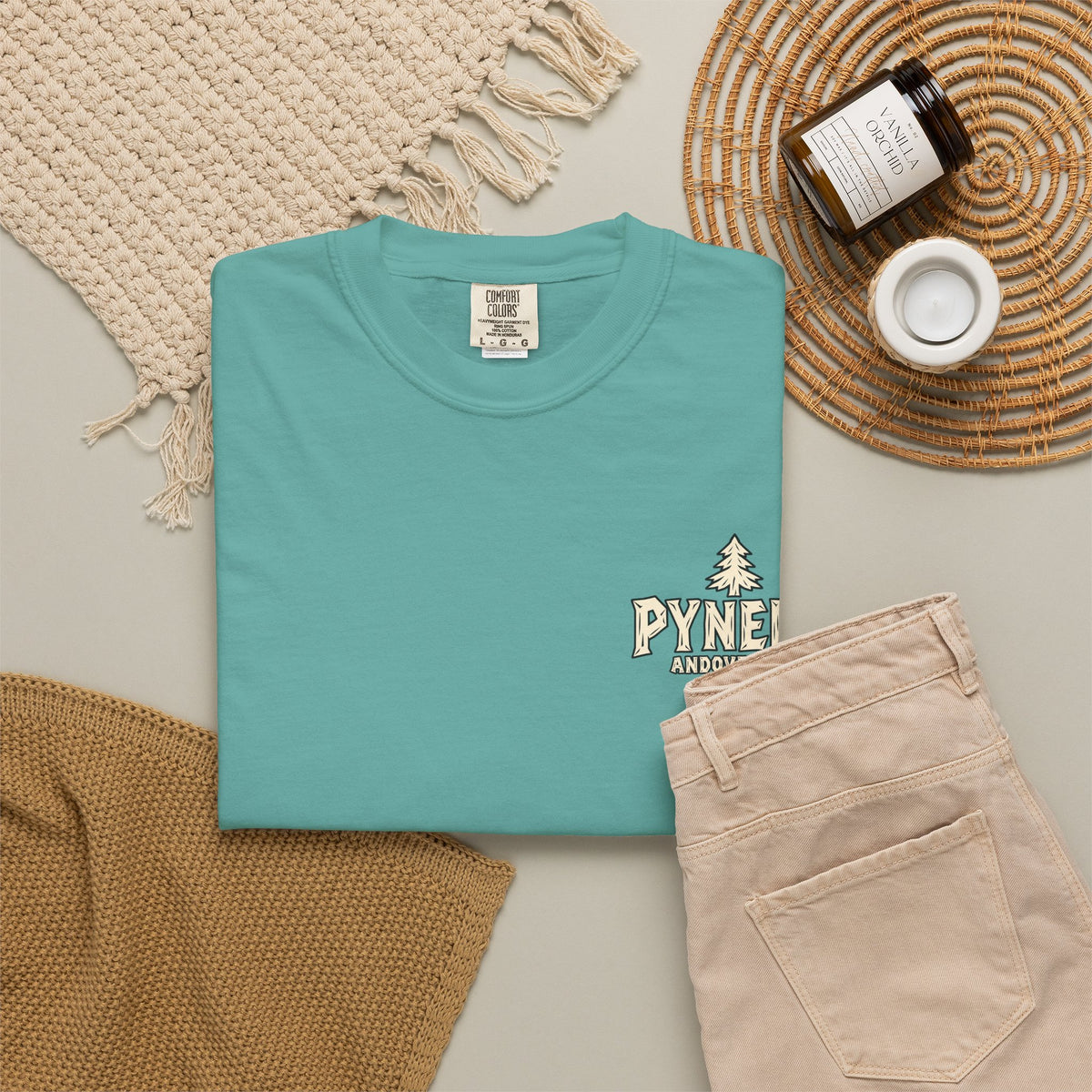 Bear Graphic T-Shirt — Pynelis Forest Vintage Logo