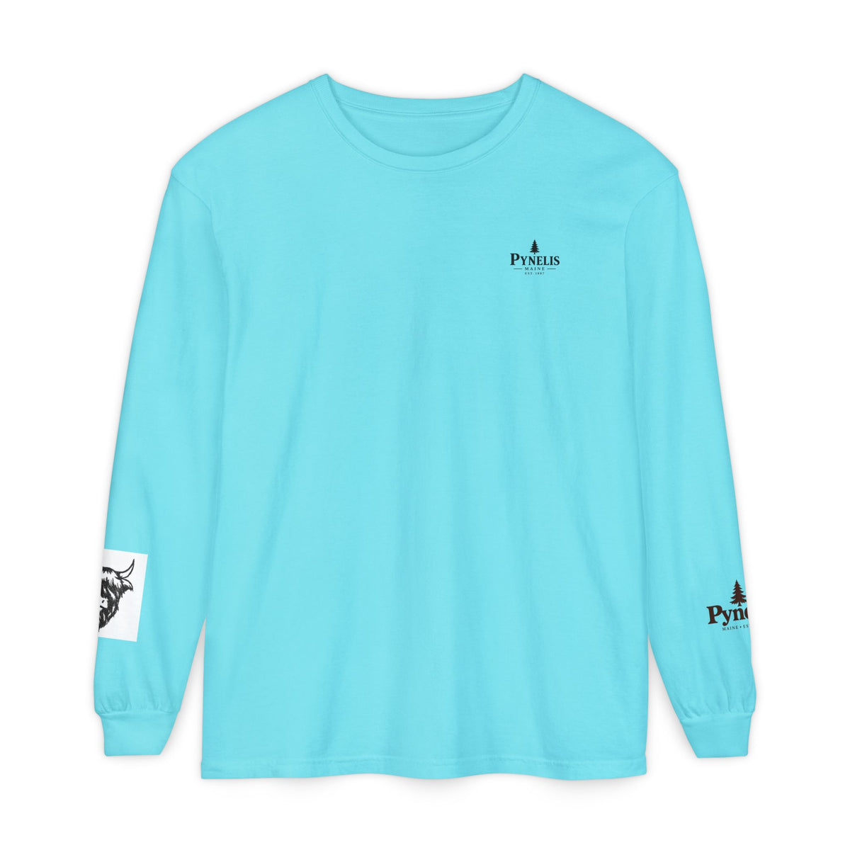 Highland Cow Graphic Long Sleeve Tee
