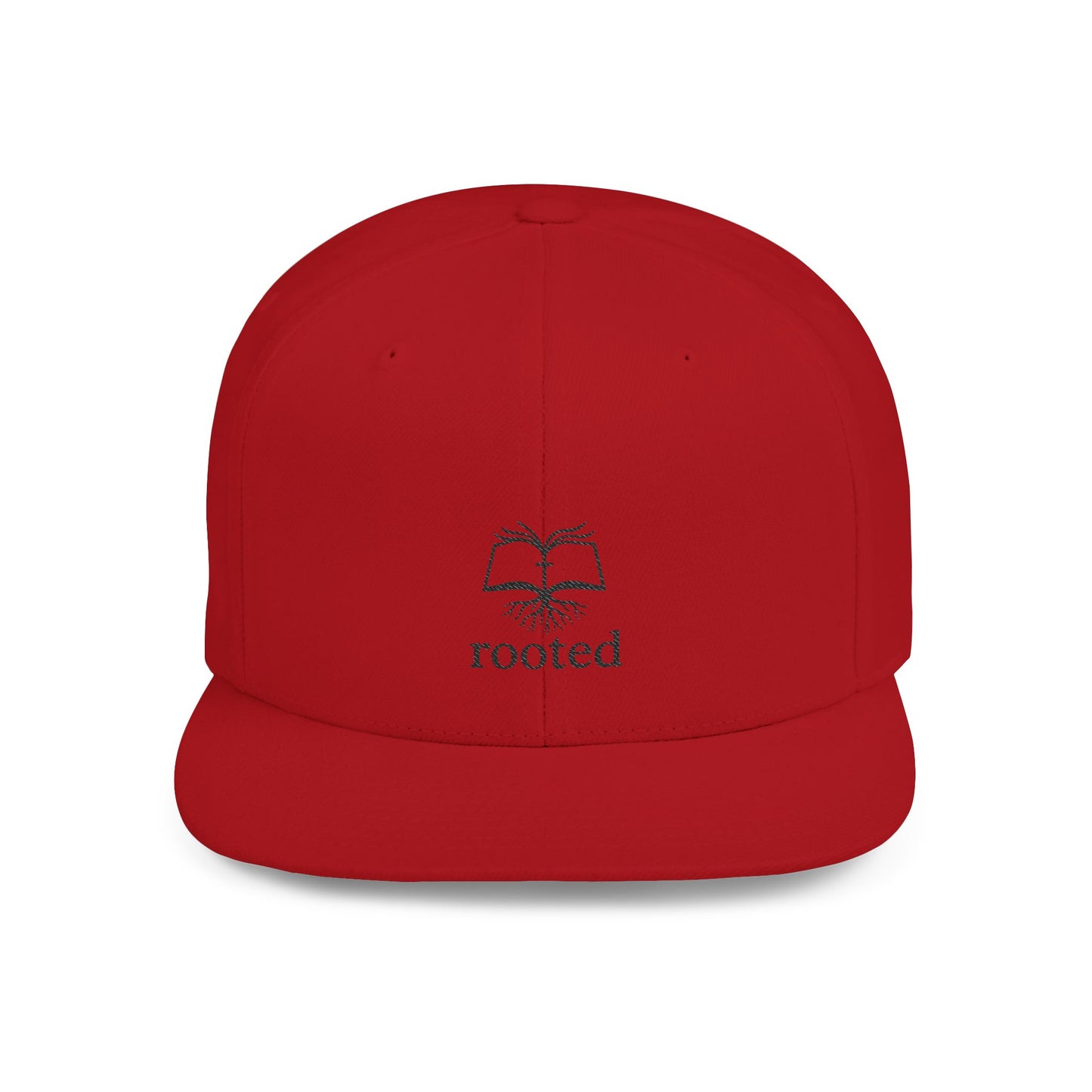 Rooted Flat Bill Snapback