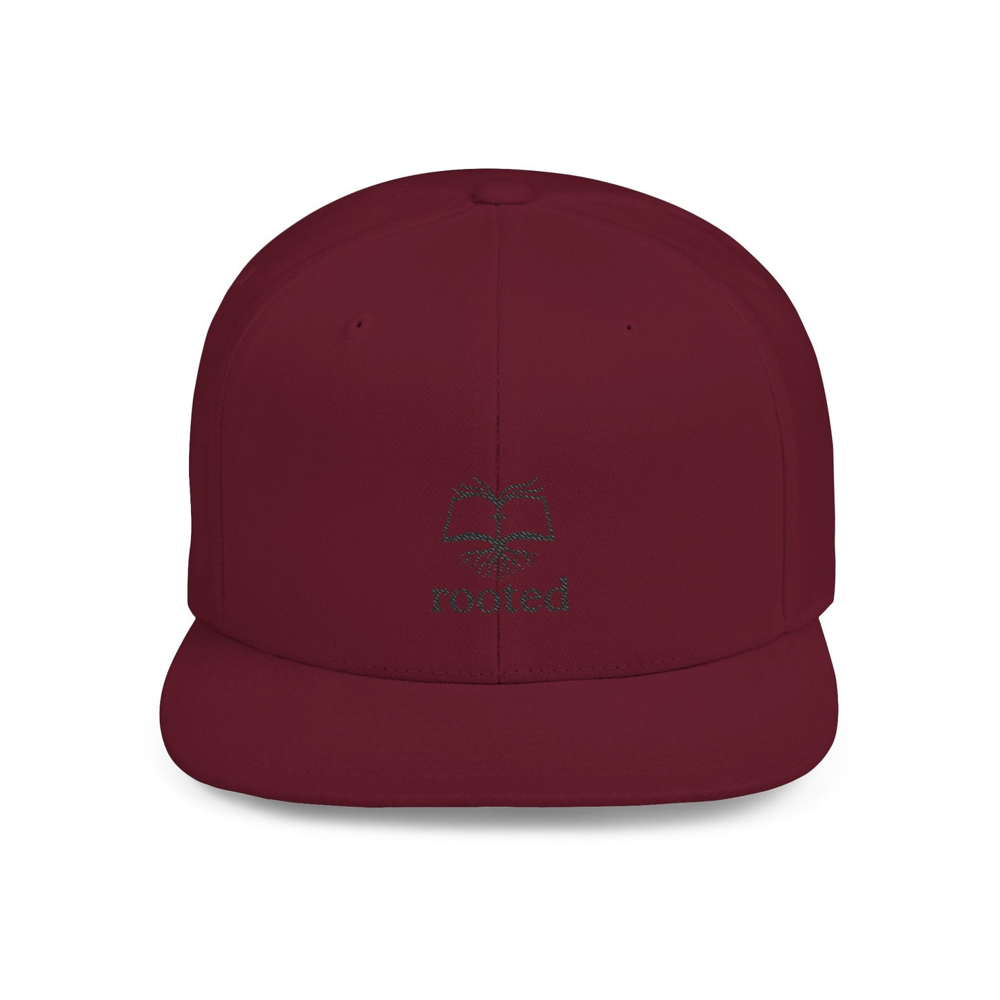 Rooted Flat Bill Snapback