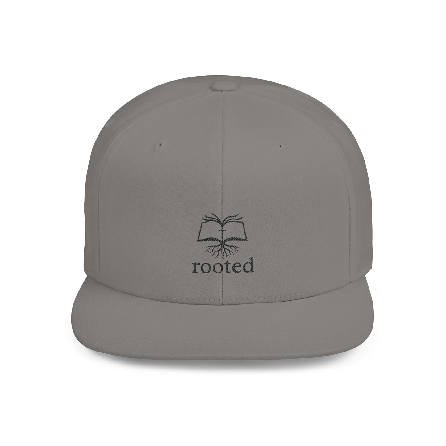 Rooted Flat Bill Snapback