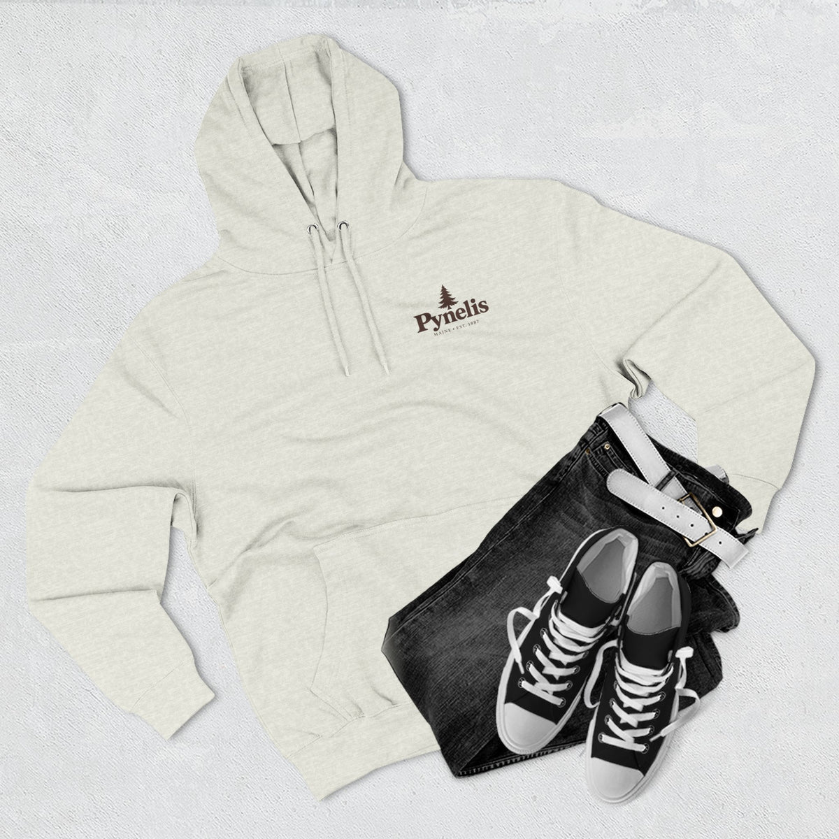 Hoodie — "In The Pines" Scenic River Woodland Hoodie (Andover, ME)