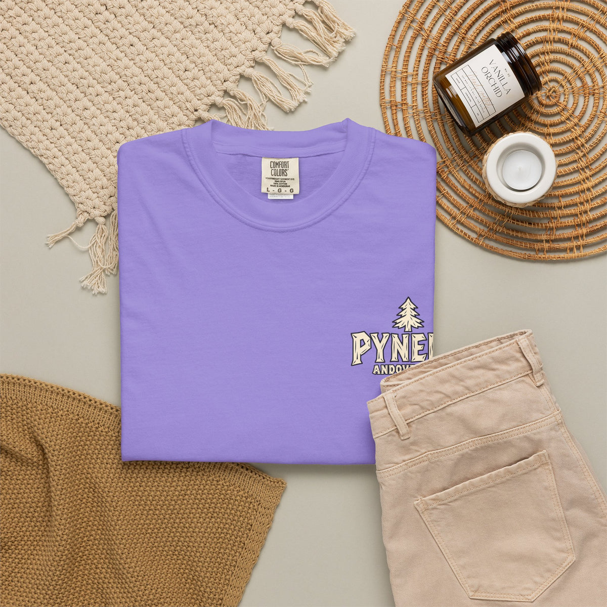 Bear Graphic T-Shirt — Pynelis Forest Vintage Logo