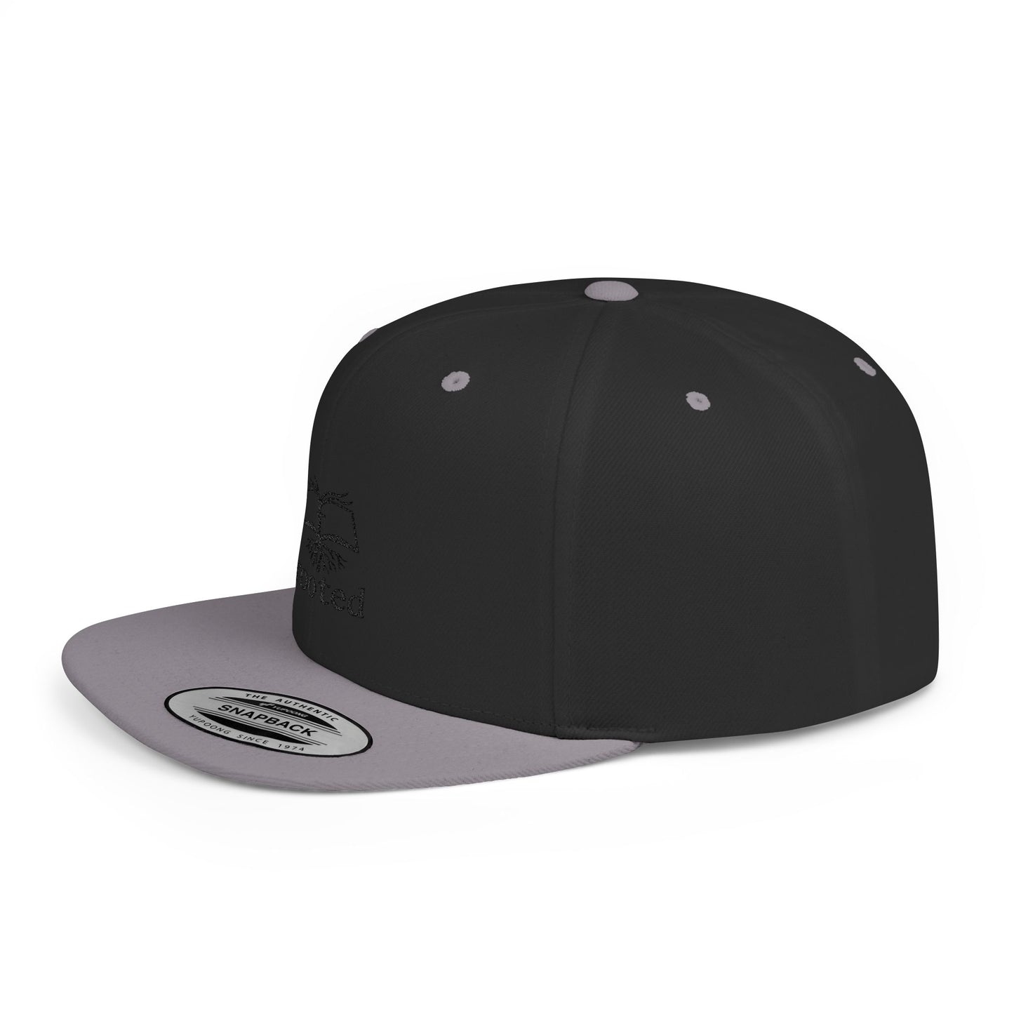 Rooted Flat Bill Snapback