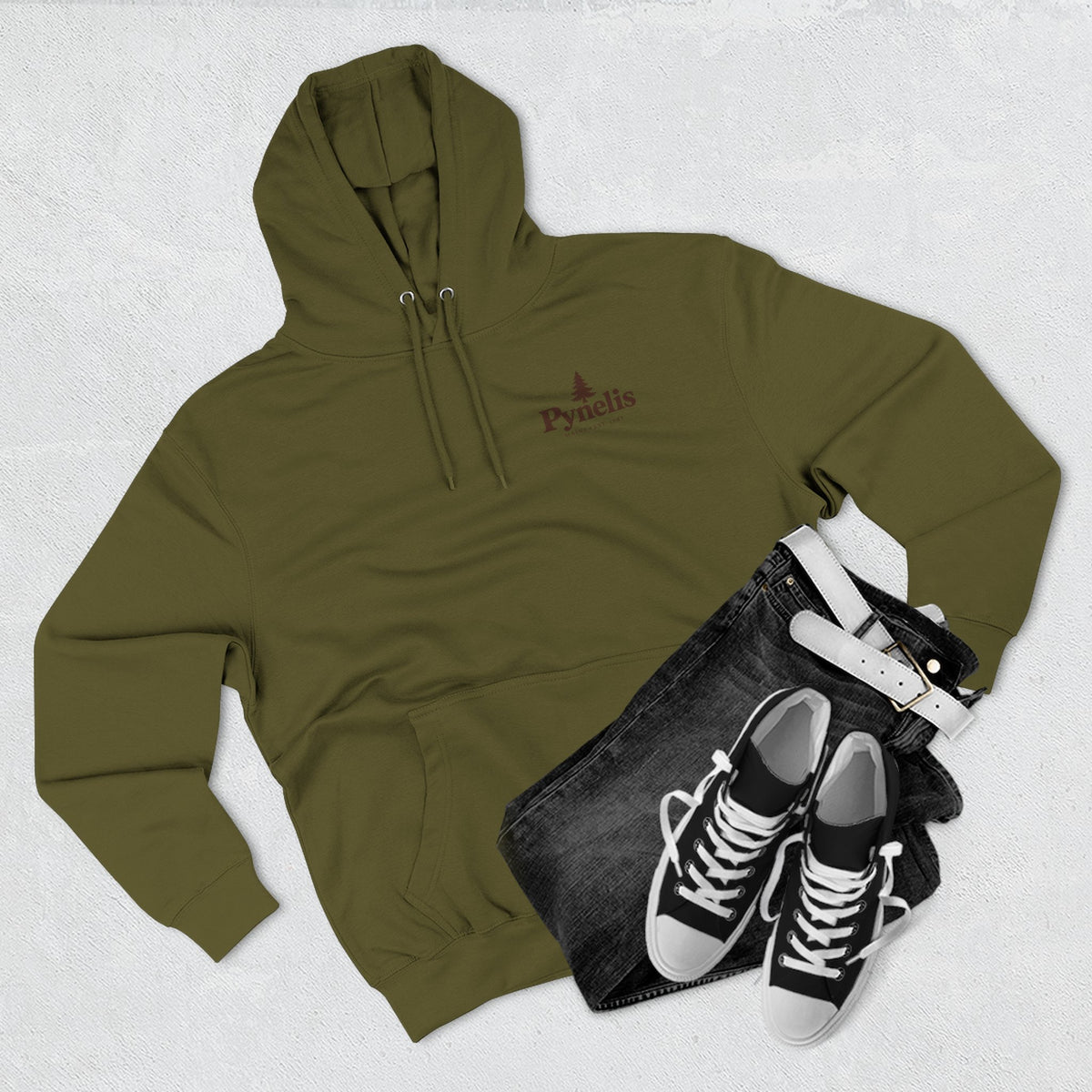 Hoodie — "In The Pines" Scenic River Woodland Hoodie (Andover, ME)