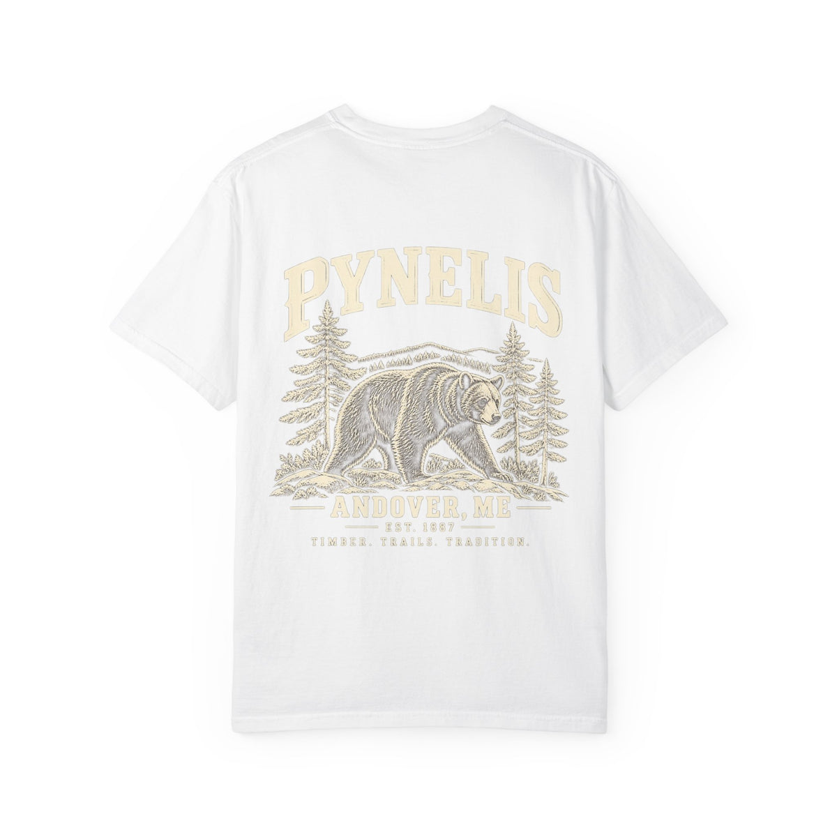 Bear Graphic T-Shirt — Pynelis Forest Vintage Logo