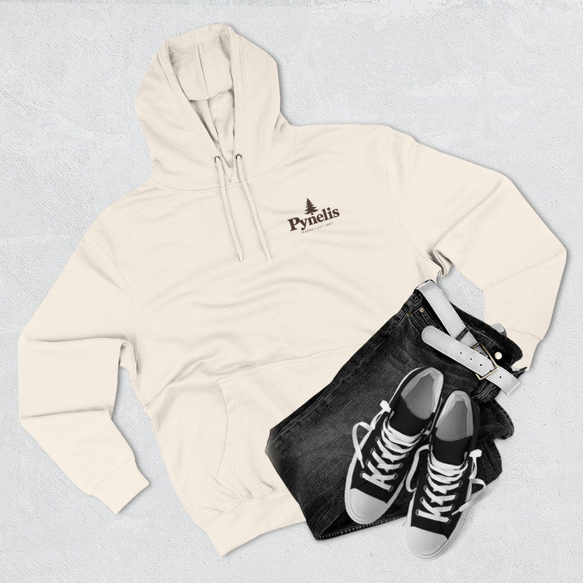 Hoodie — "In The Pines" Scenic River Woodland Hoodie (Andover, ME)