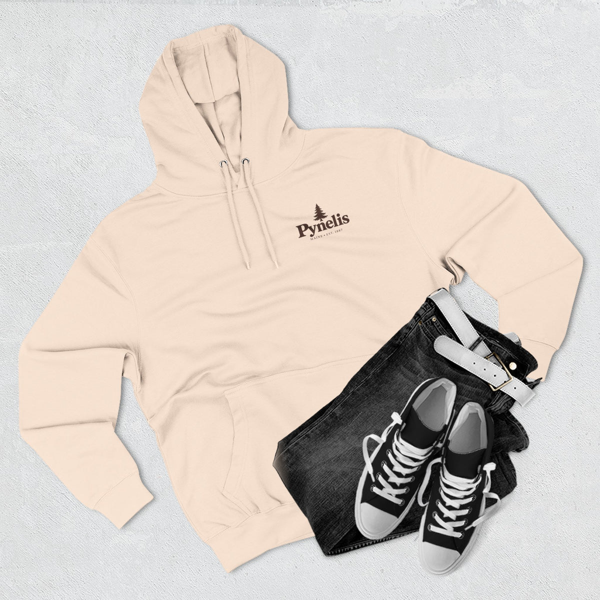 Hoodie — "In The Pines" Scenic River Woodland Hoodie (Andover, ME)