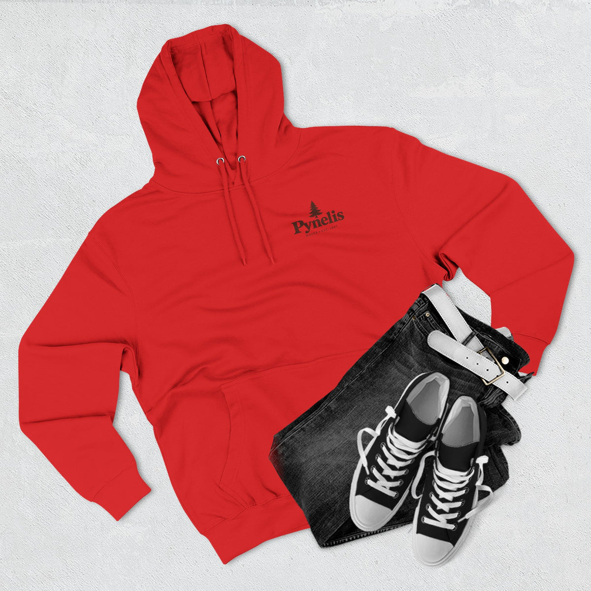 Hoodie — "In The Pines" Scenic River Woodland Hoodie (Andover, ME)