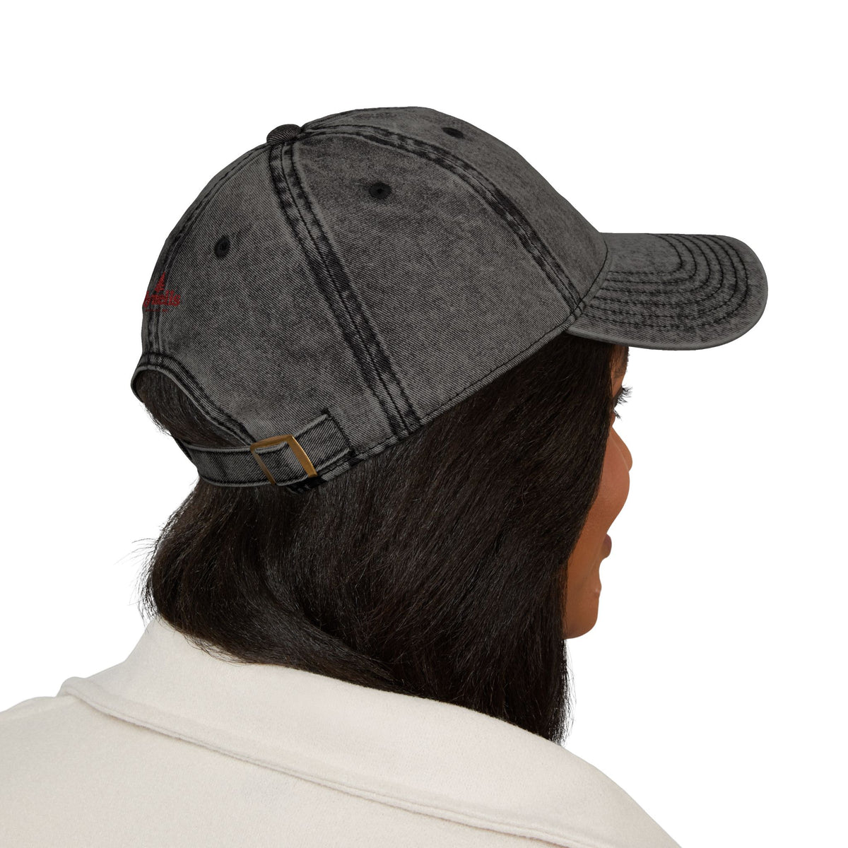 Pynelis Vintage Embroidered Baseball Cap — Retro Washed Cotton Hat