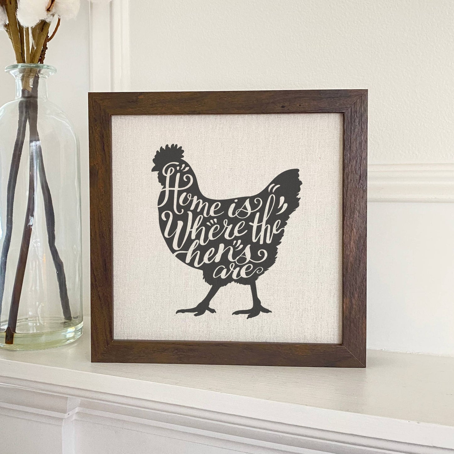 Home is Chicken - Framed Sign