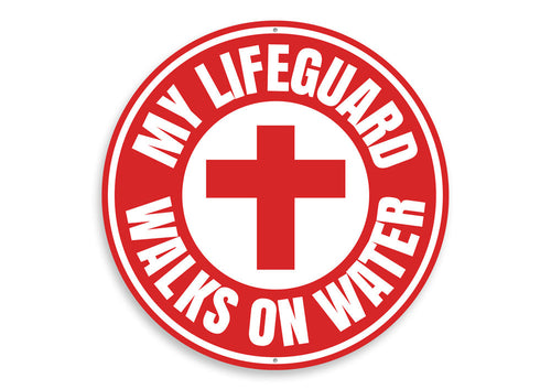 Jesus Lifeguard Sign