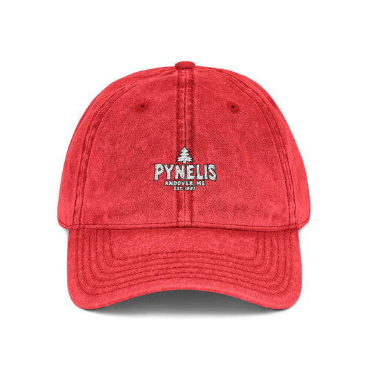 Pynelis Vintage Embroidered Baseball Cap — Retro Washed Cotton Hat
