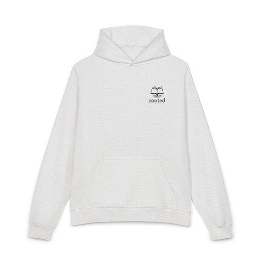 Rooted Minimal Hoodie — Small Tree Logo Casual Pullover