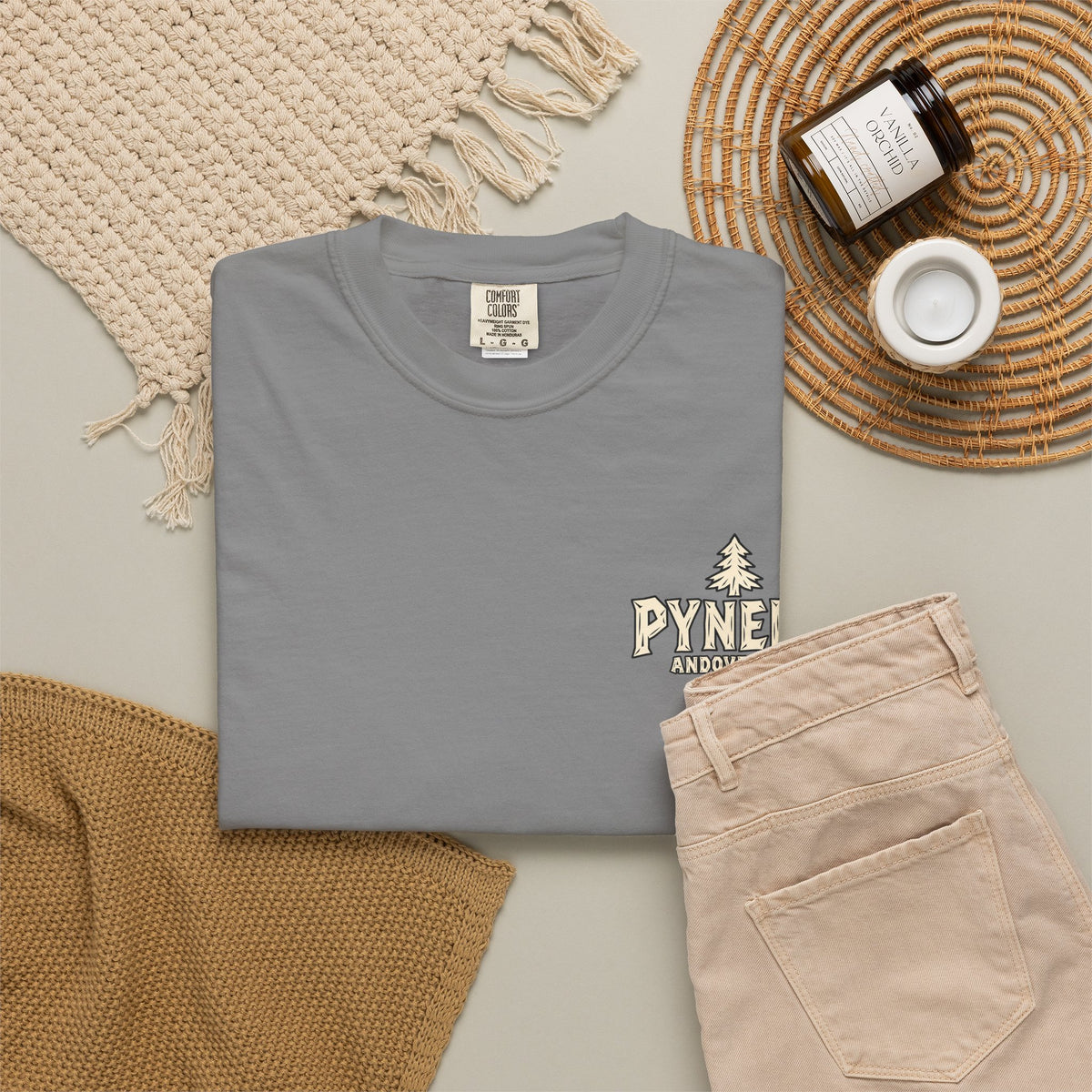 Bear Graphic T-Shirt — Pynelis Forest Vintage Logo
