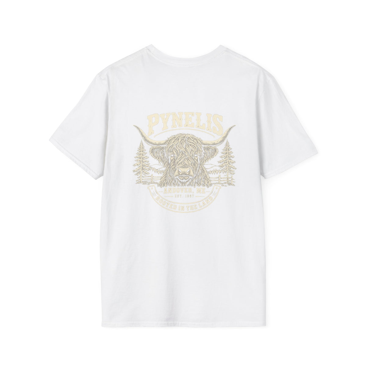 Highland Cow Graphic T-Shirt — Pynelis Ranch Vintage Bull Tee