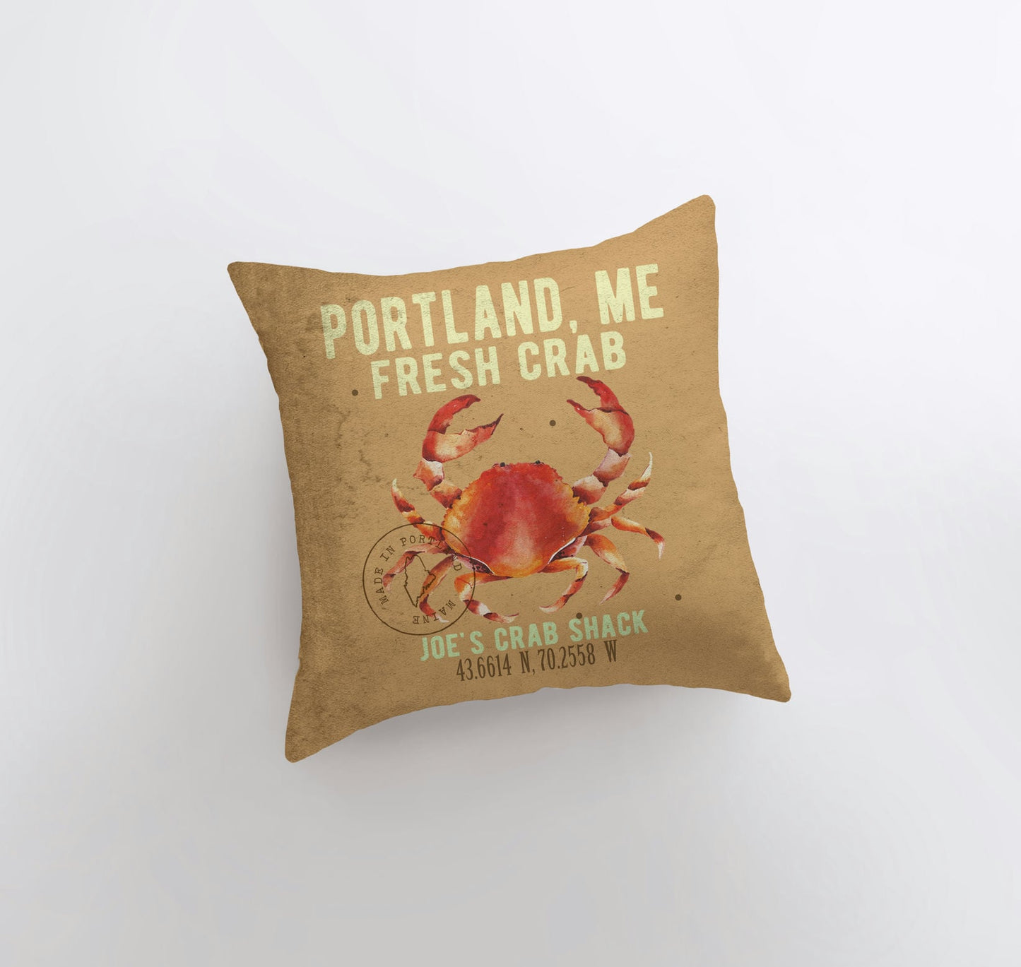 Crab Pillow Cover | Throw Pillow | Home Decor | Modern Decor | Beach