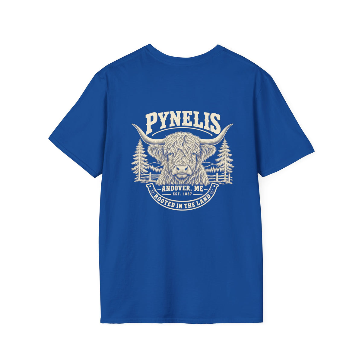 Highland Cow Graphic T-Shirt — Pynelis Ranch Vintage Bull Tee