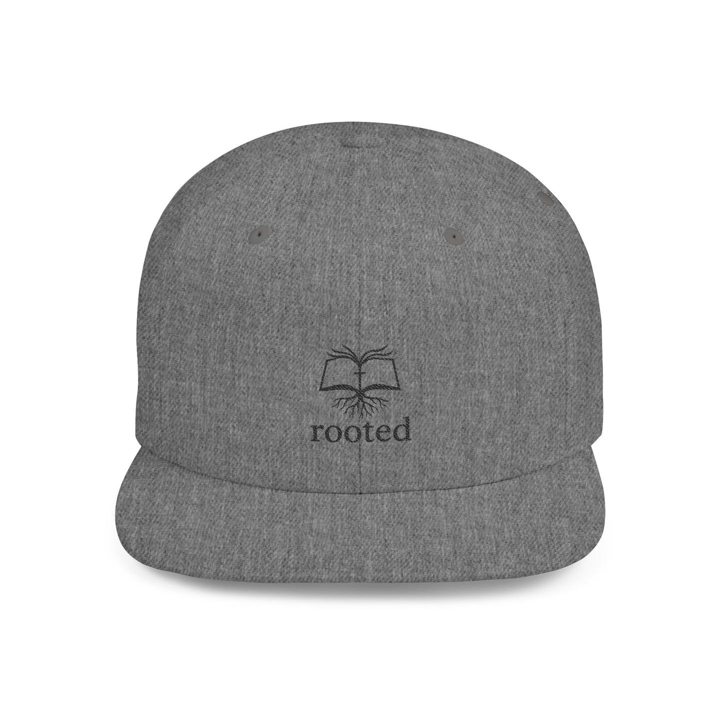 Rooted Flat Bill Snapback