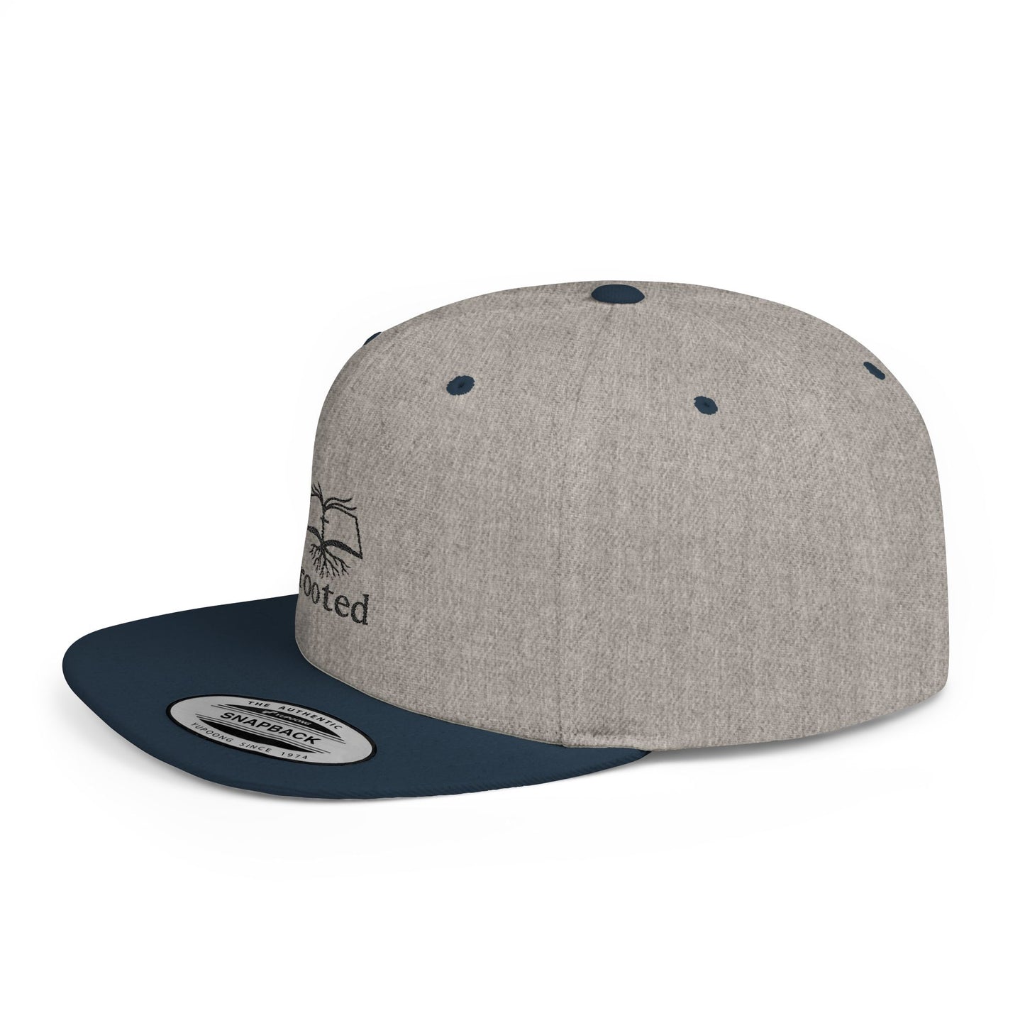 Rooted Flat Bill Snapback