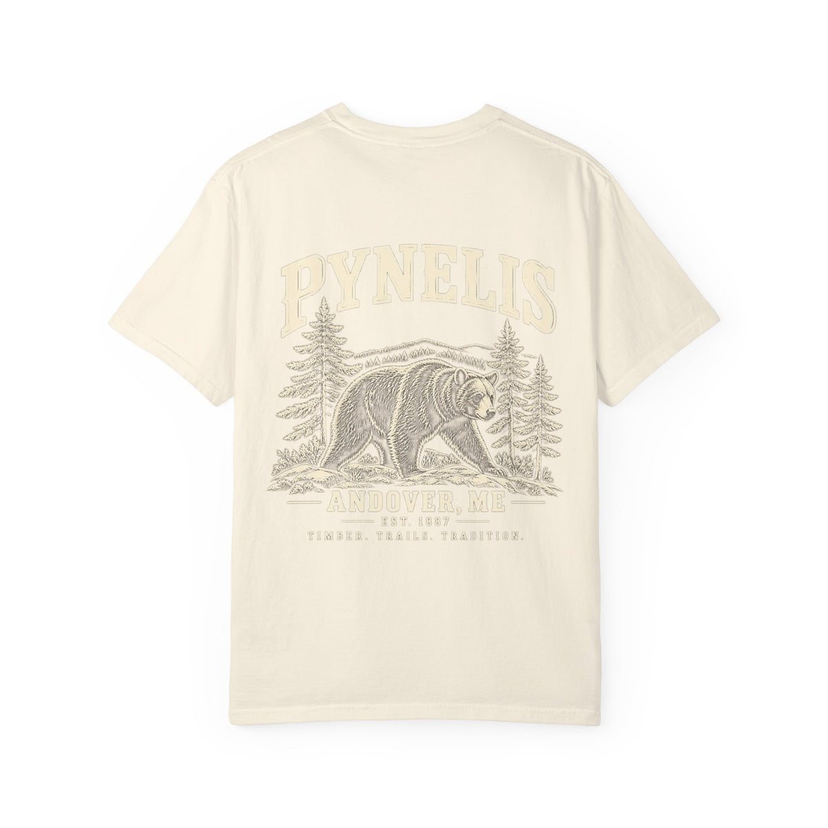 Bear Graphic T-Shirt — Pynelis Forest Vintage Logo