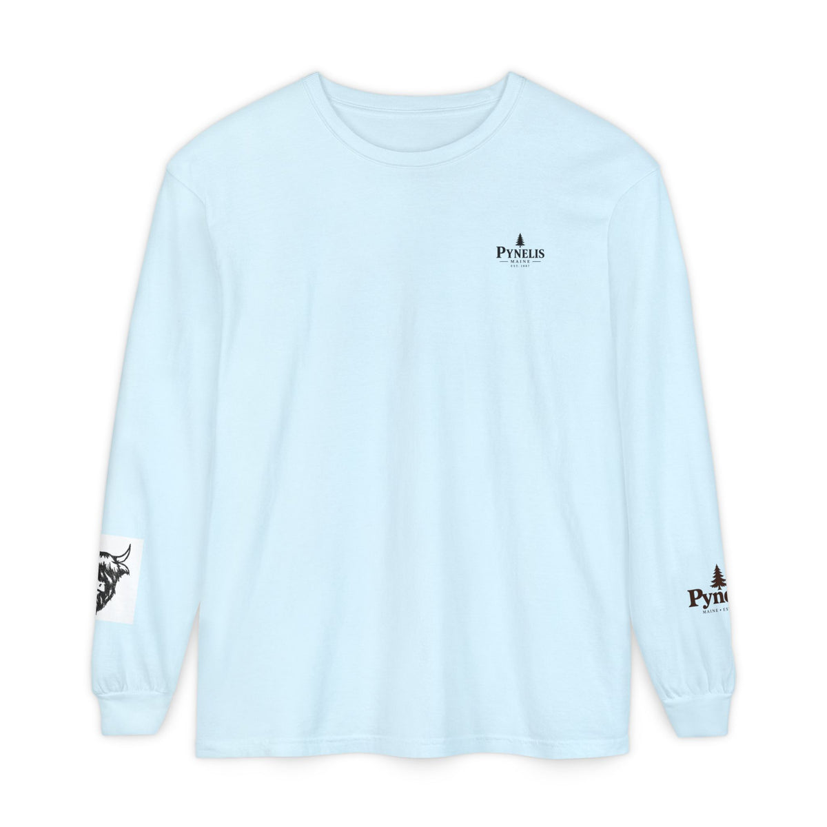 Highland Cow Graphic Long Sleeve Tee