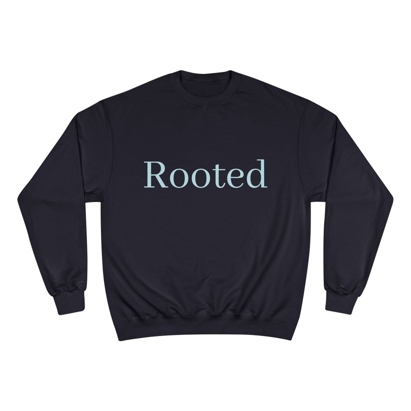 Rooted Champion Sweatshirt – Minimalist Botanical Crewneck