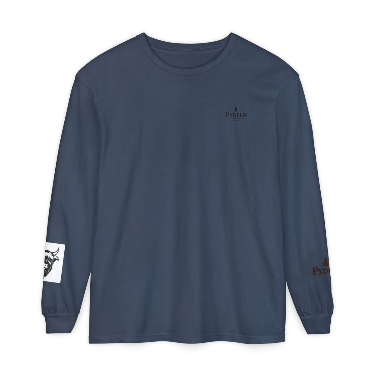 Highland Cow Graphic Long Sleeve Tee