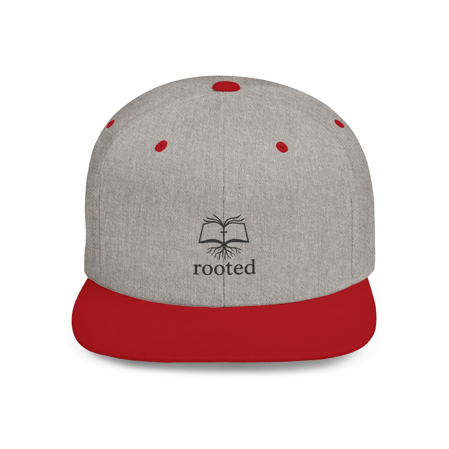 Rooted Flat Bill Snapback