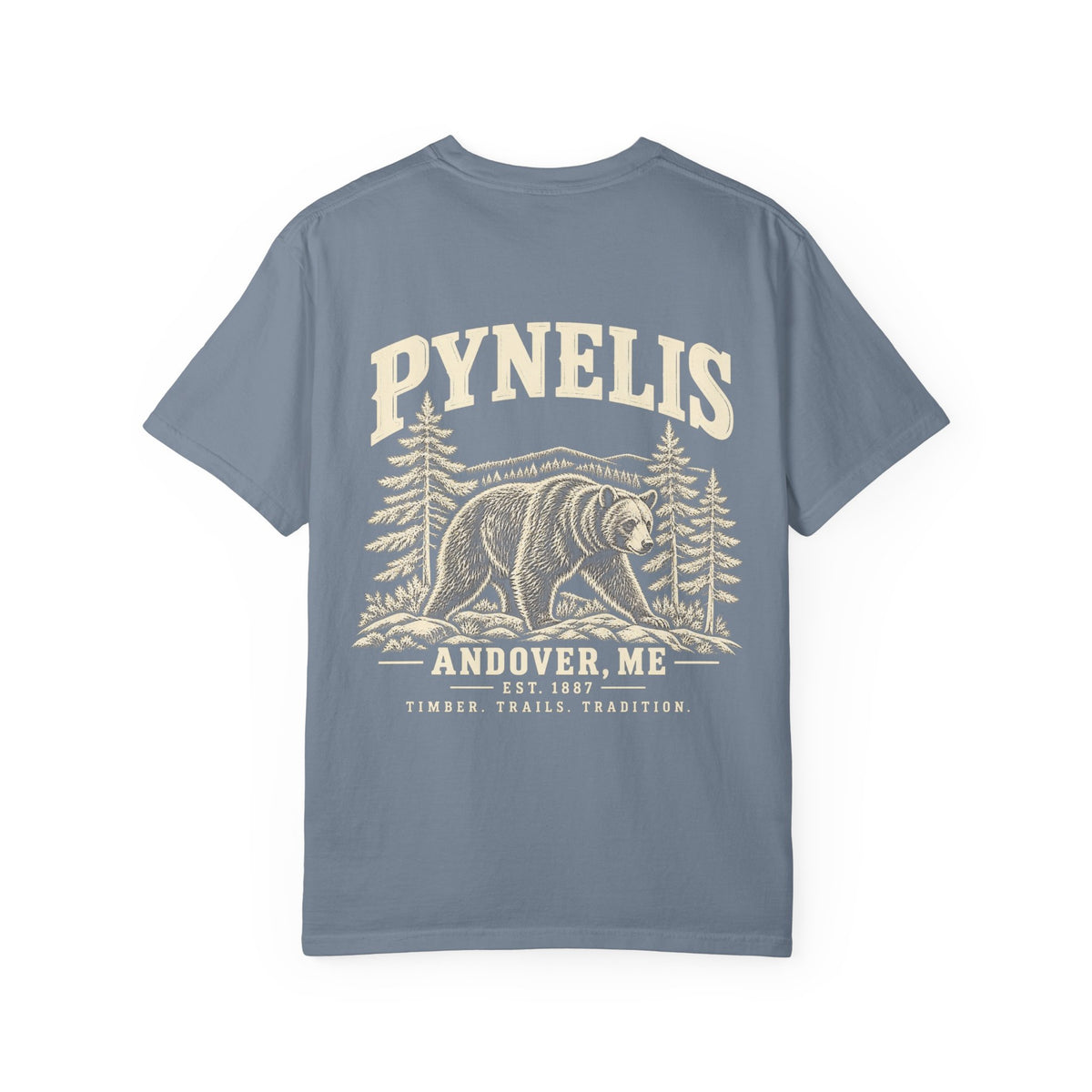 Bear Graphic T-Shirt — Pynelis Forest Vintage Logo