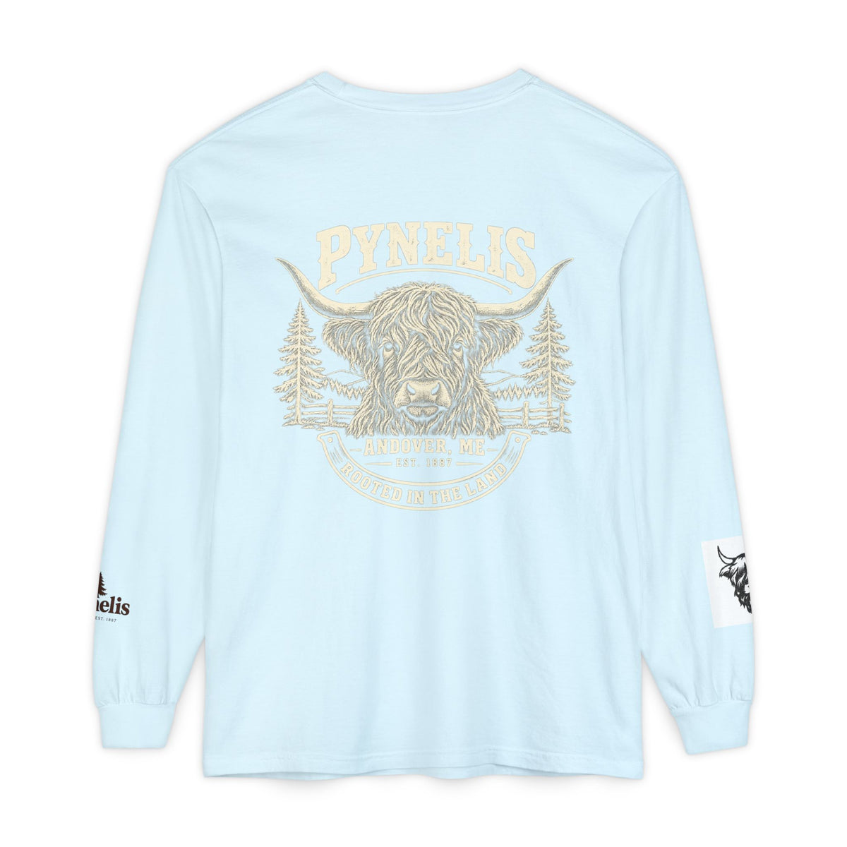 Highland Cow Graphic Long Sleeve Tee